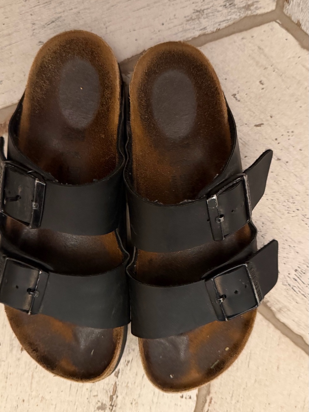 Birkenstock Kids Black Double Buckle Sandals